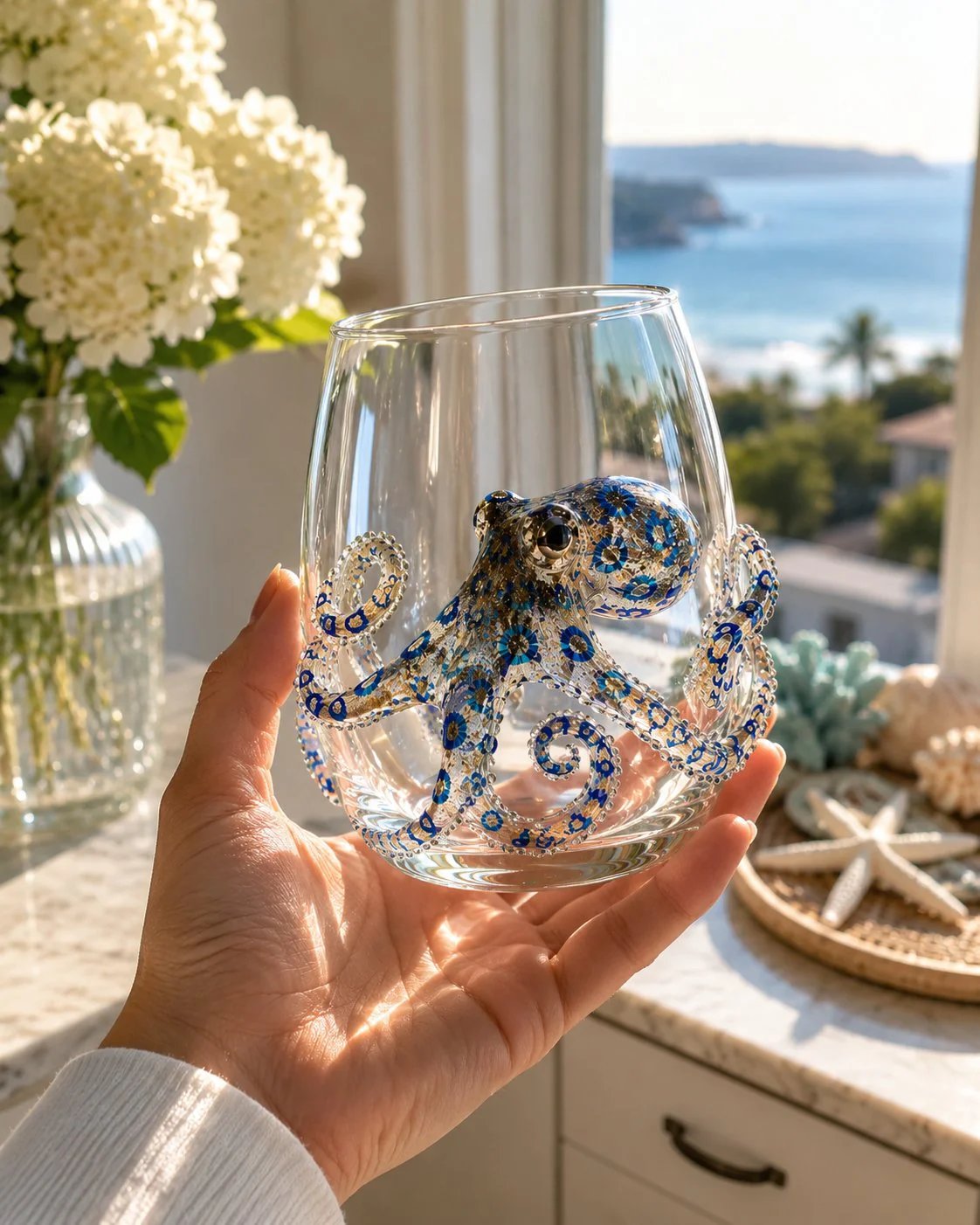 🐳 3D Ocean Glass Cups – Stunning Marine Animal Designs That Bring Summer Vibes to Every Drink