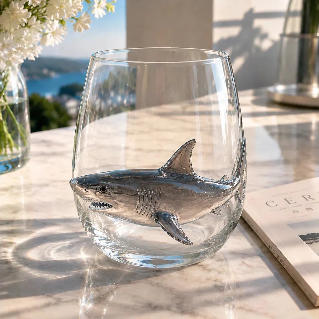 🐳 3D Ocean Glass Cups – Stunning Marine Animal Designs That Bring Summer Vibes to Every Drink