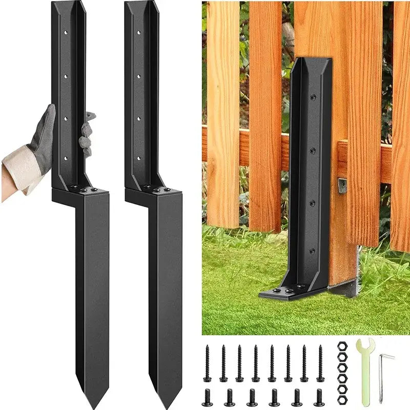 Heavy Duty Fence Post Repair Kit – Strong Support Solution for Damaged Fence Posts