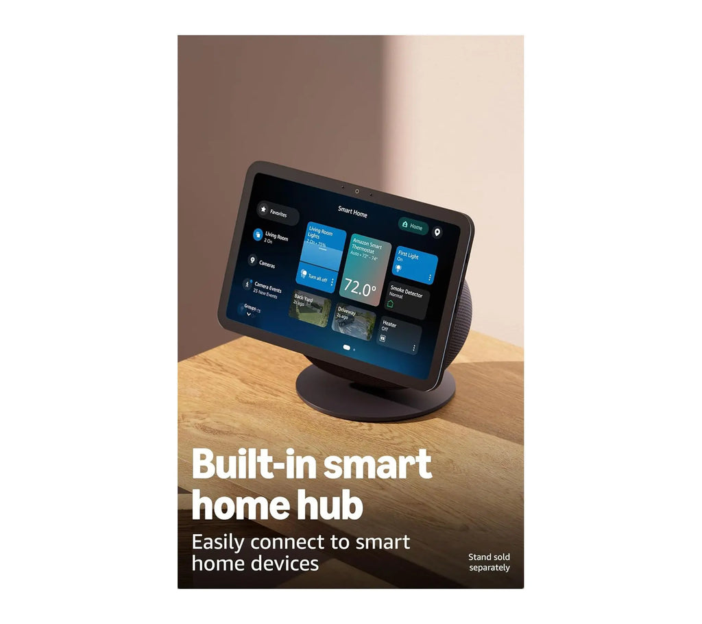 🔊 8" FHD Smart Display with Alexa Voice Assistant – Smart Home Hub & Entertainment Center