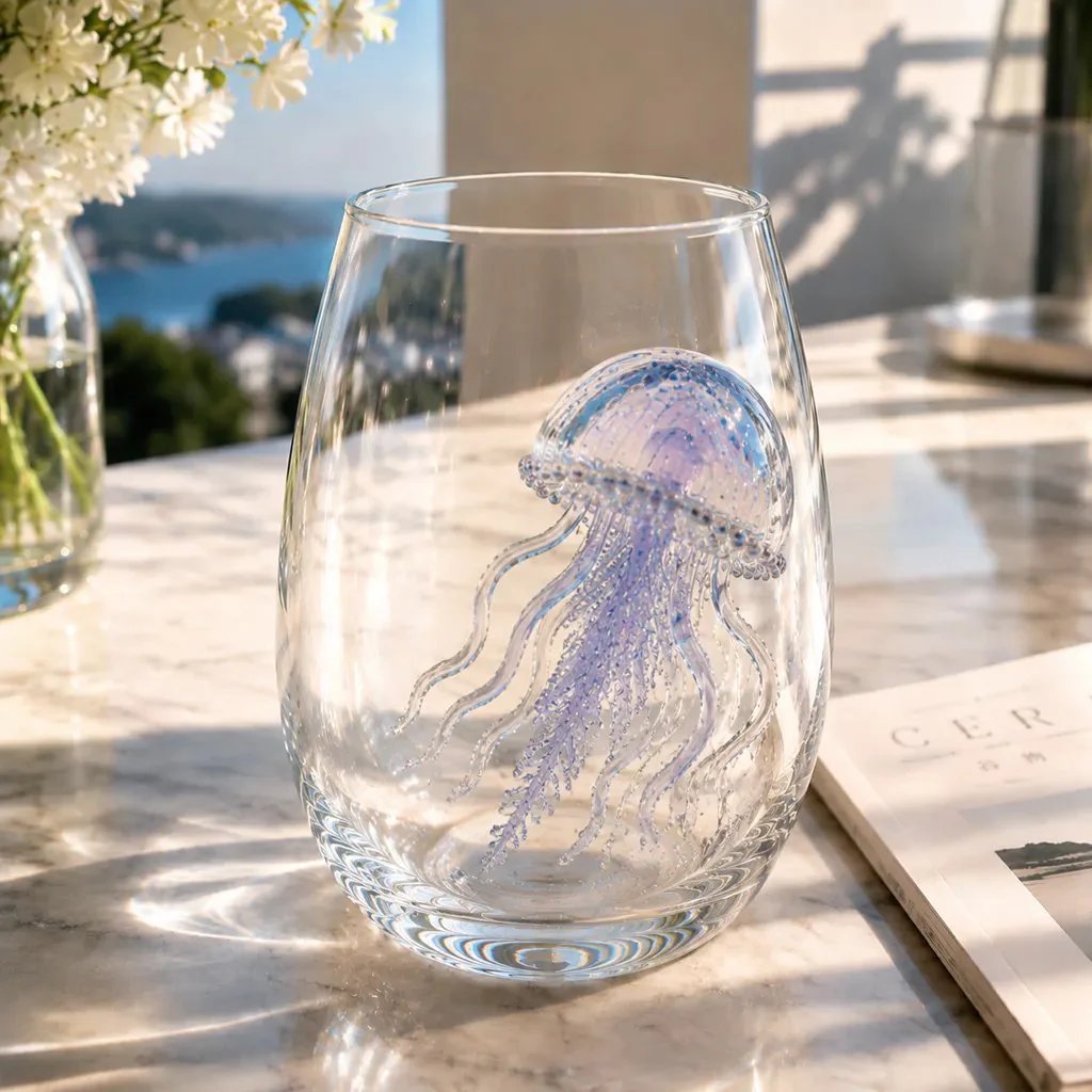 🐳 3D Ocean Glass Cups – Stunning Marine Animal Designs That Bring Summer Vibes to Every Drink