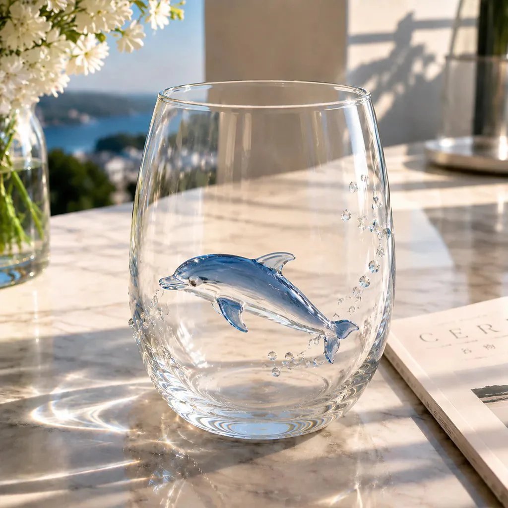 🐳 3D Ocean Glass Cups – Stunning Marine Animal Designs That Bring Summer Vibes to Every Drink