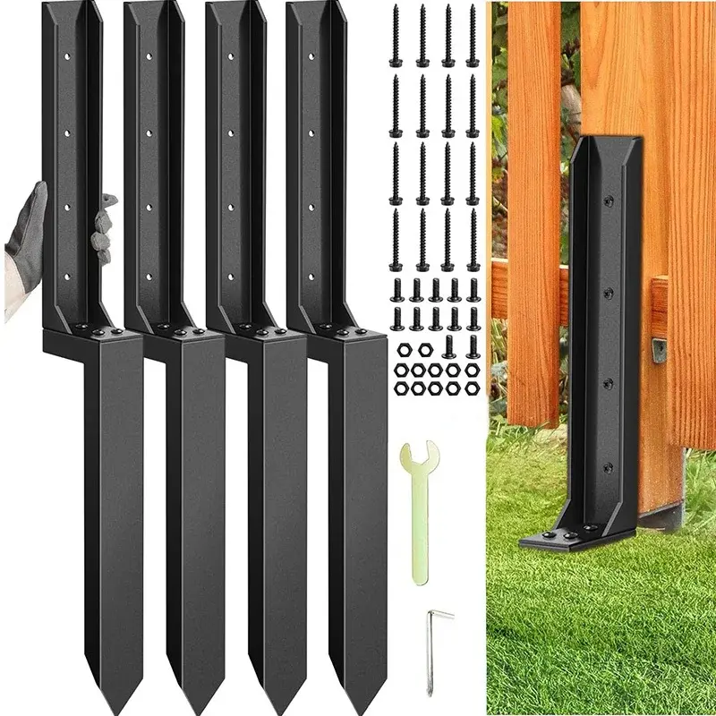 Heavy Duty Fence Post Repair Kit – Strong Support Solution for Damaged Fence Posts