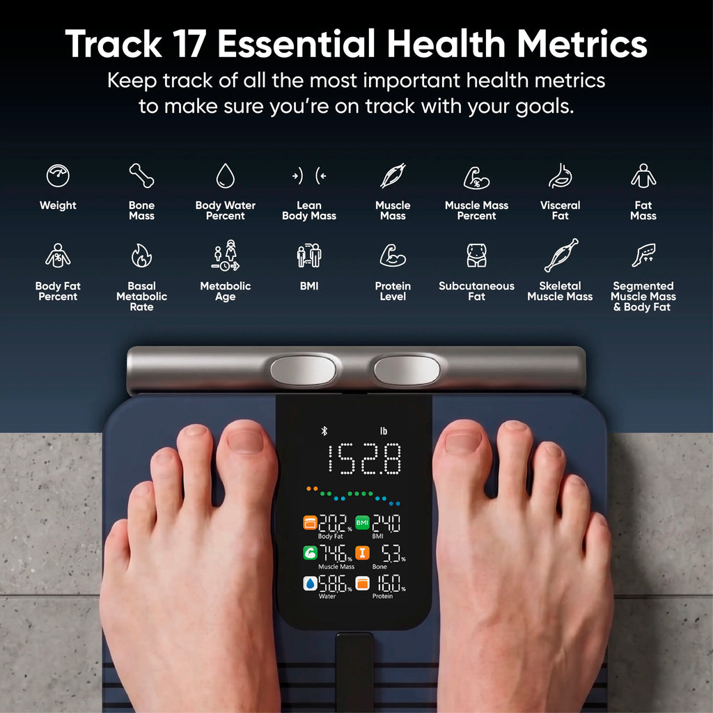 ⚖️ Bluetooth Smart Body Composition Scale – Advanced Health Tracking with Full Body Analysis