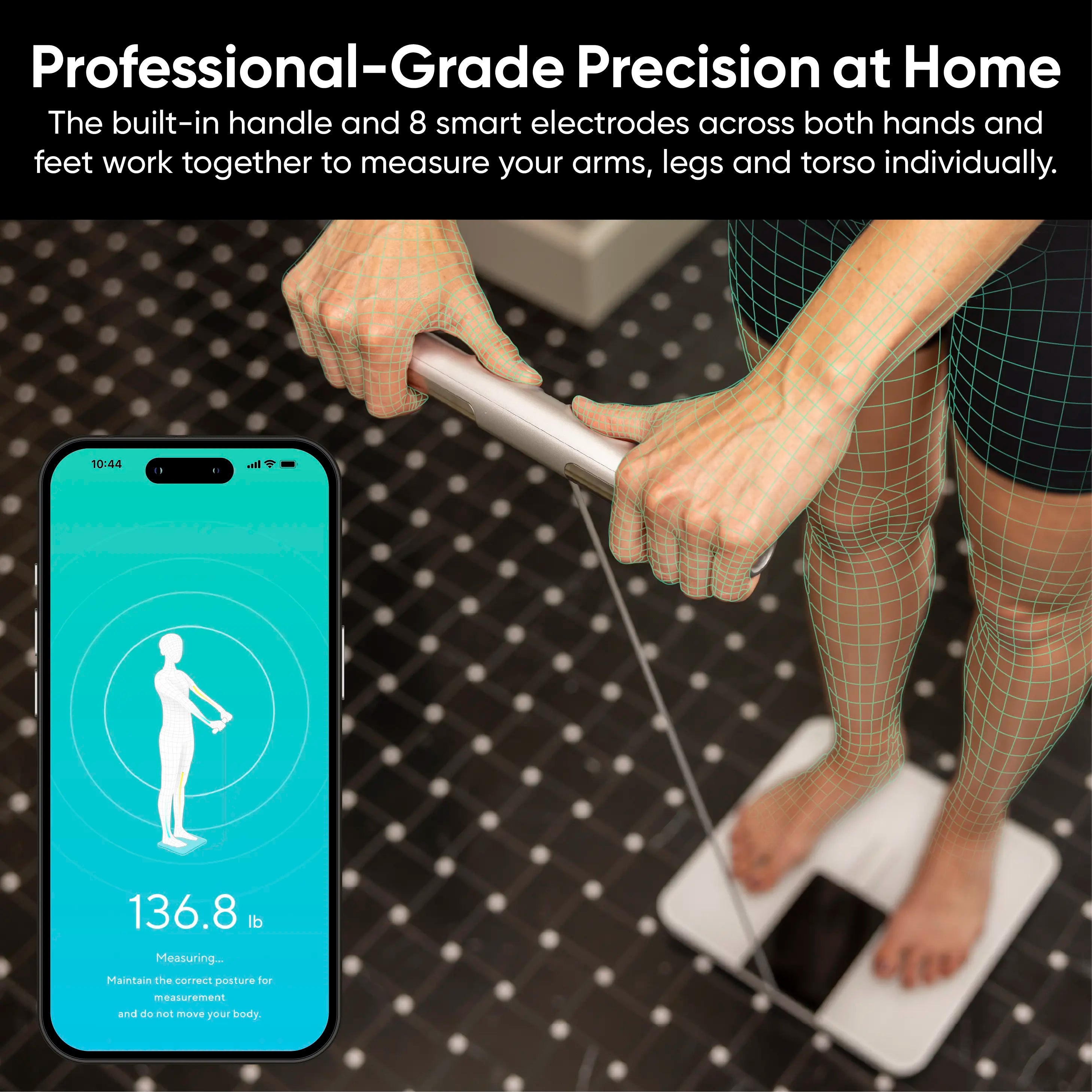⚖️ Bluetooth Smart Body Composition Scale – Advanced Health Tracking with Full Body Analysis