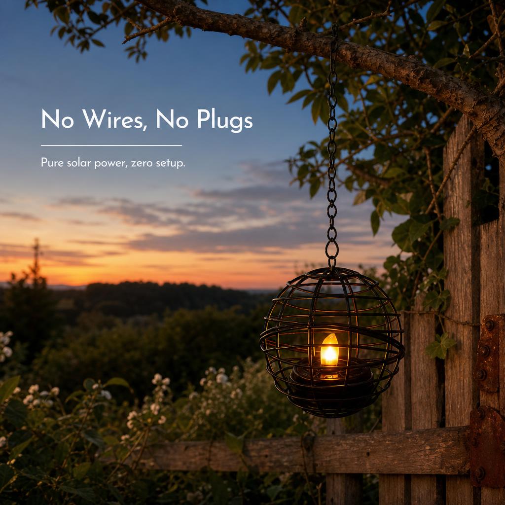 🌙  Solar Garden Lanterns – Beautiful Night Lighting Without Wires or Electricity