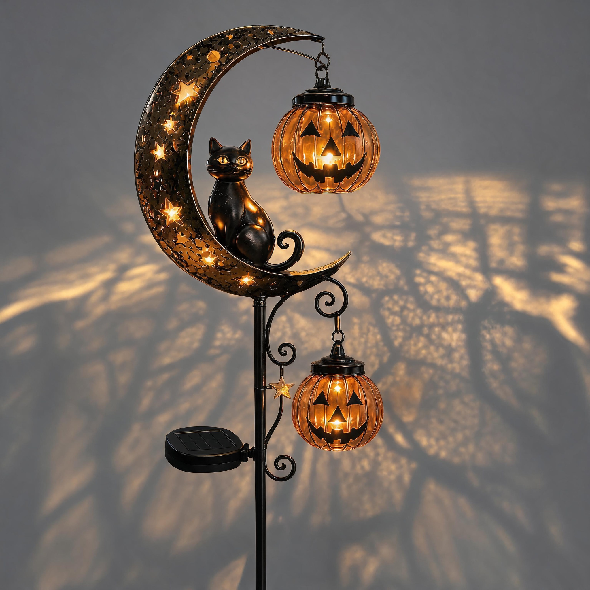 🎃 Pumpkin Moon Garden Stake Light – Create a Magical Halloween Glow for Your Outdoor Space
