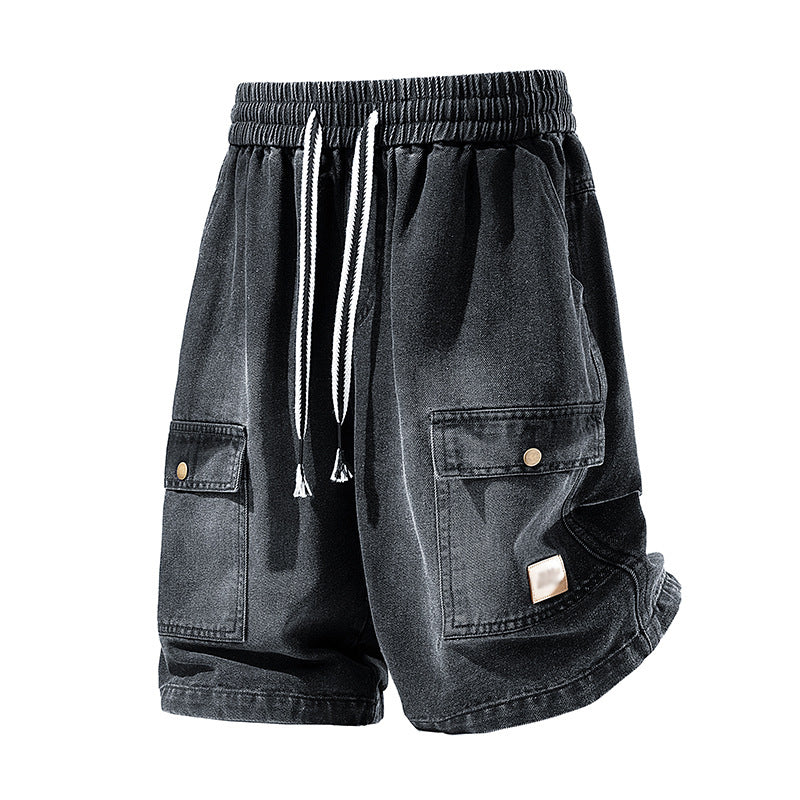 🩳 🔥 -50% Aujourd’hui ! Short Cargo en Jean Homme – Style Urbain, Confort Premium & Poches Fonctionnelles ✨