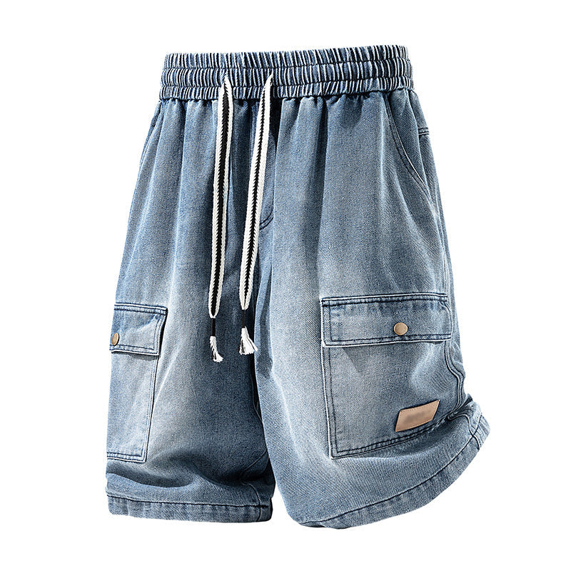 🩳 🔥 -50% Aujourd’hui ! Short Cargo en Jean Homme – Style Urbain, Confort Premium & Poches Fonctionnelles ✨